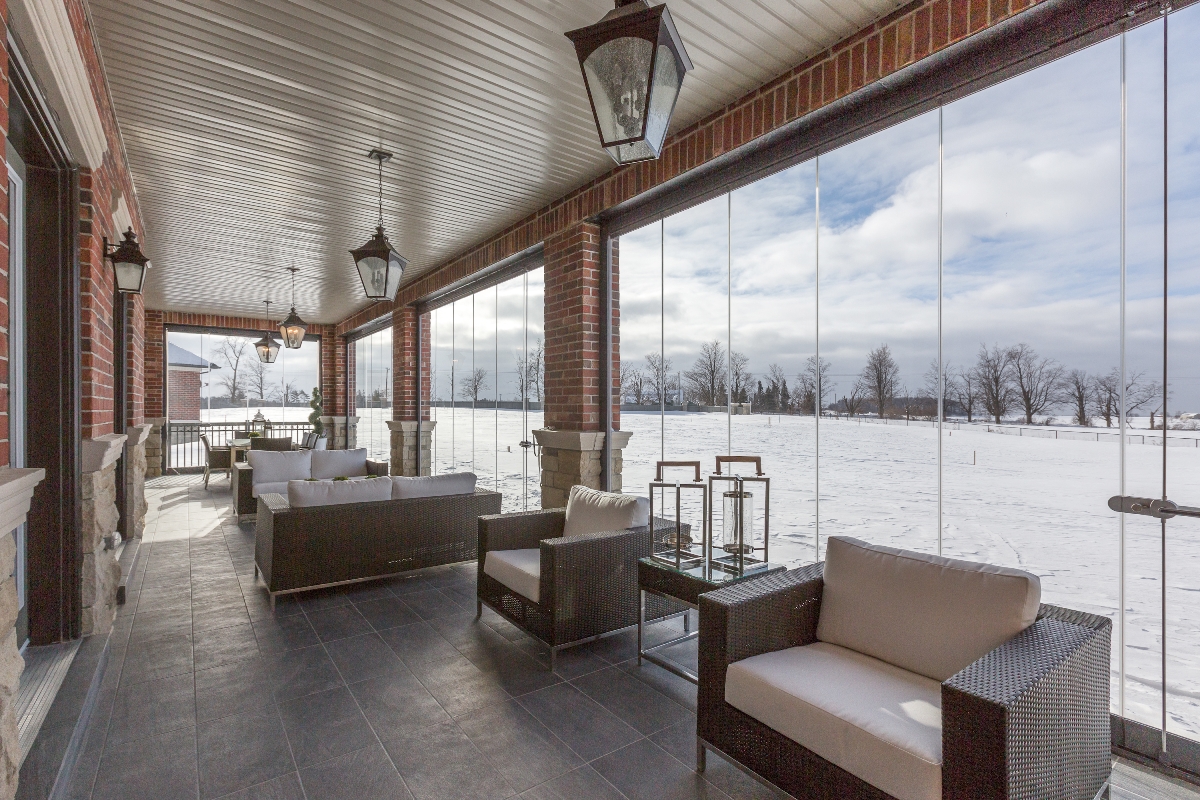 Остекление террасы